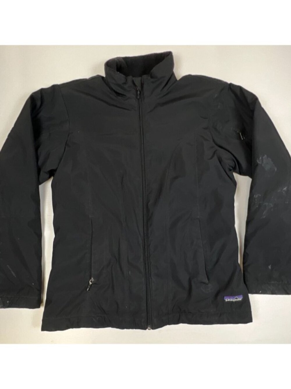 Patagonia Women S Black Full Zip Insulated Softshell Jacket Fair Distressed